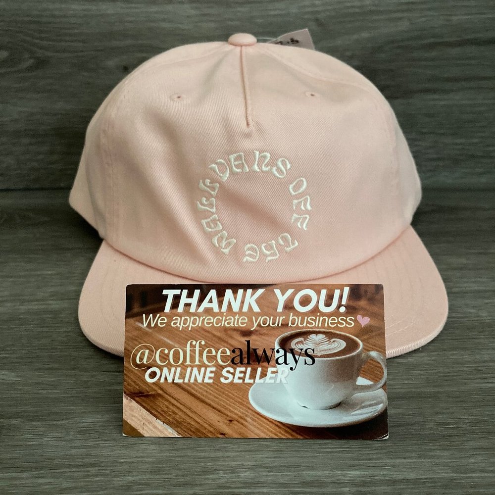 Vans Light Pink Adjustable Snapback OS NWT
